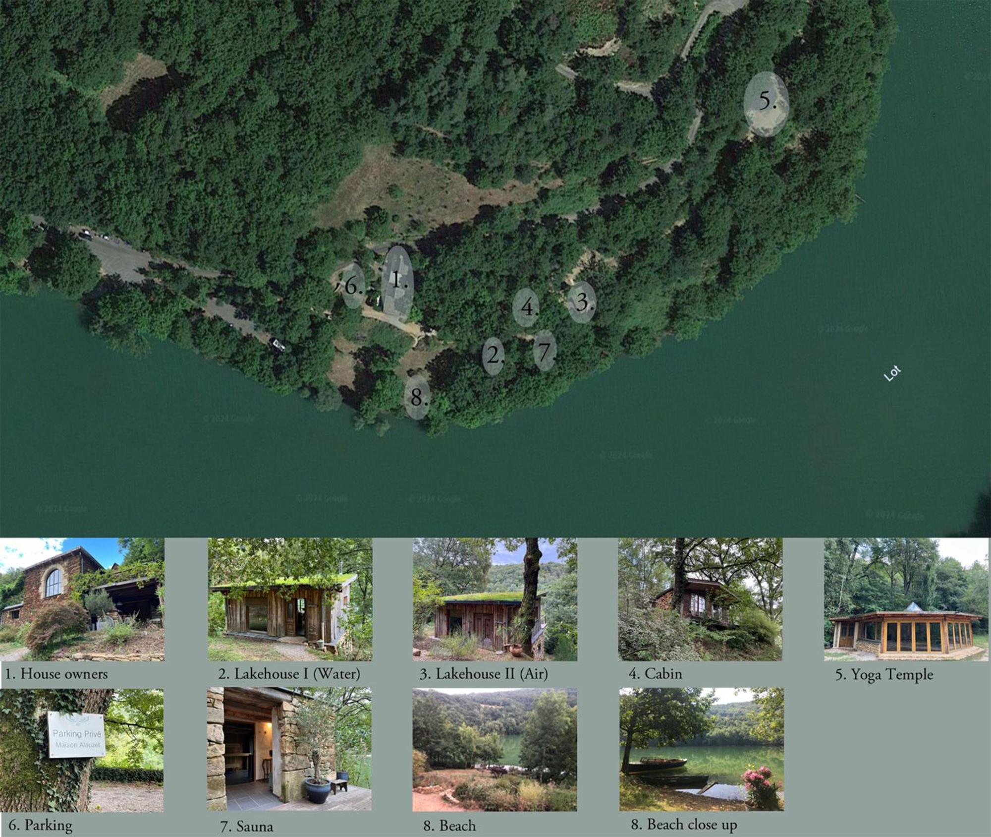 Lake House I // Alauzet Ecolodge + Nature Spa Castelnau-de-Mandailles Ngoại thất bức ảnh